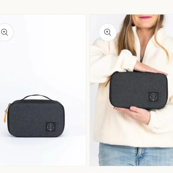 Chic Navy and Gray Baby Bag Set - Picture 6 of 6